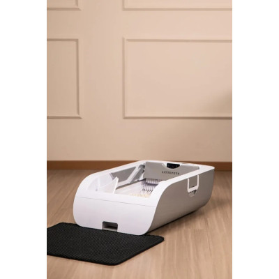 Smart Automatic Self Cleaning Cat Litter Box Toilet (grey) 	Manual Control